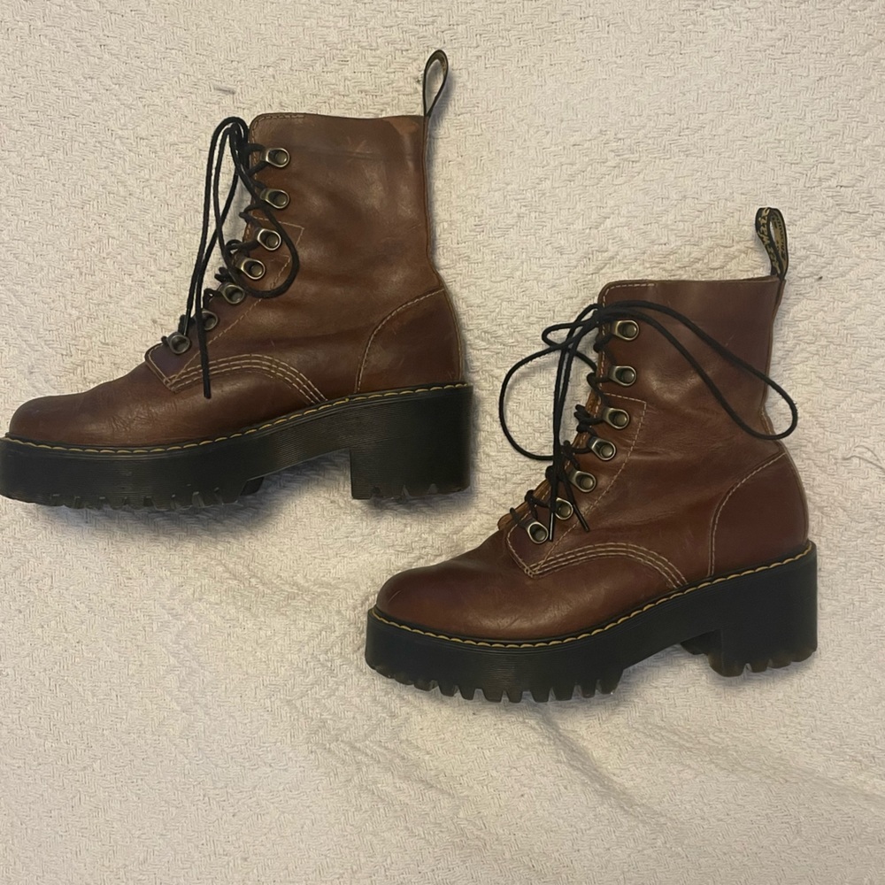 Leona Butterscotch Doc Martens